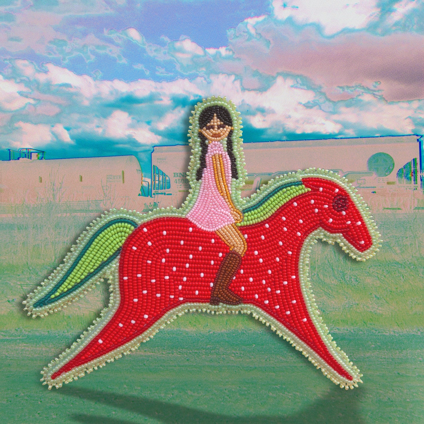 She's a Heartberry Horse Girl Necklace