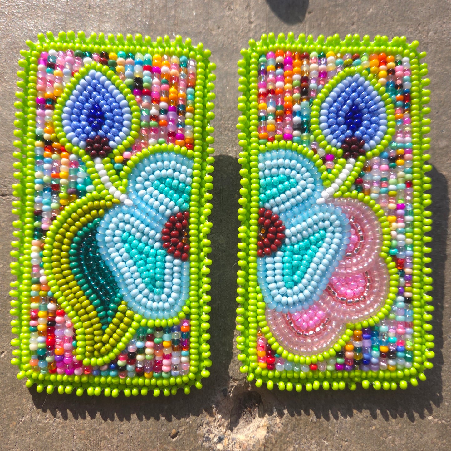 Bead Soup Necklace and Earrings