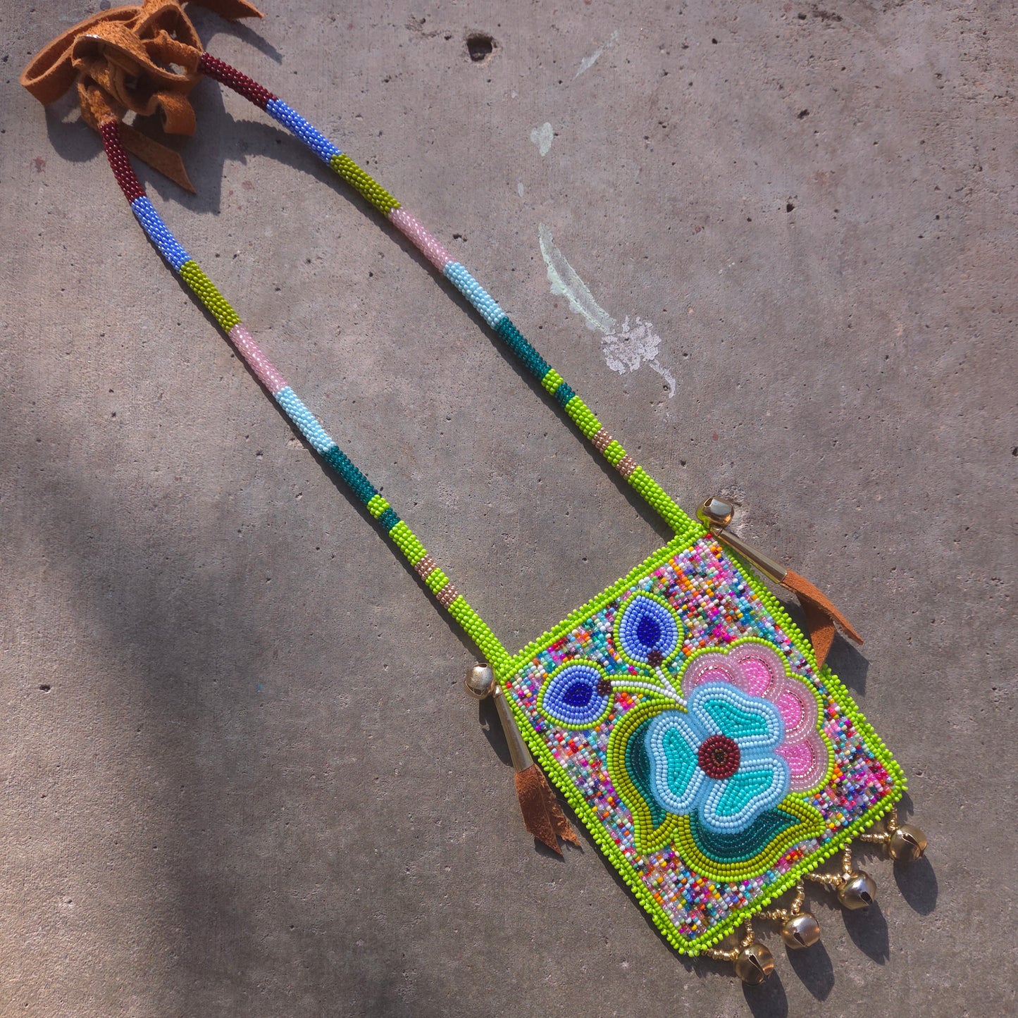 Bead Soup Necklace and Earrings