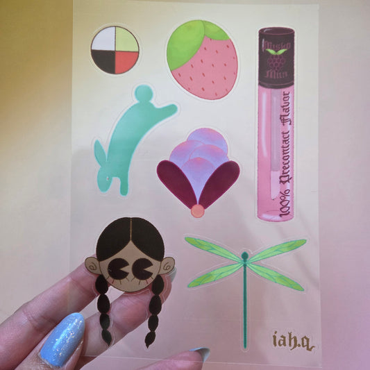 A6 Clear Sticker Sheet