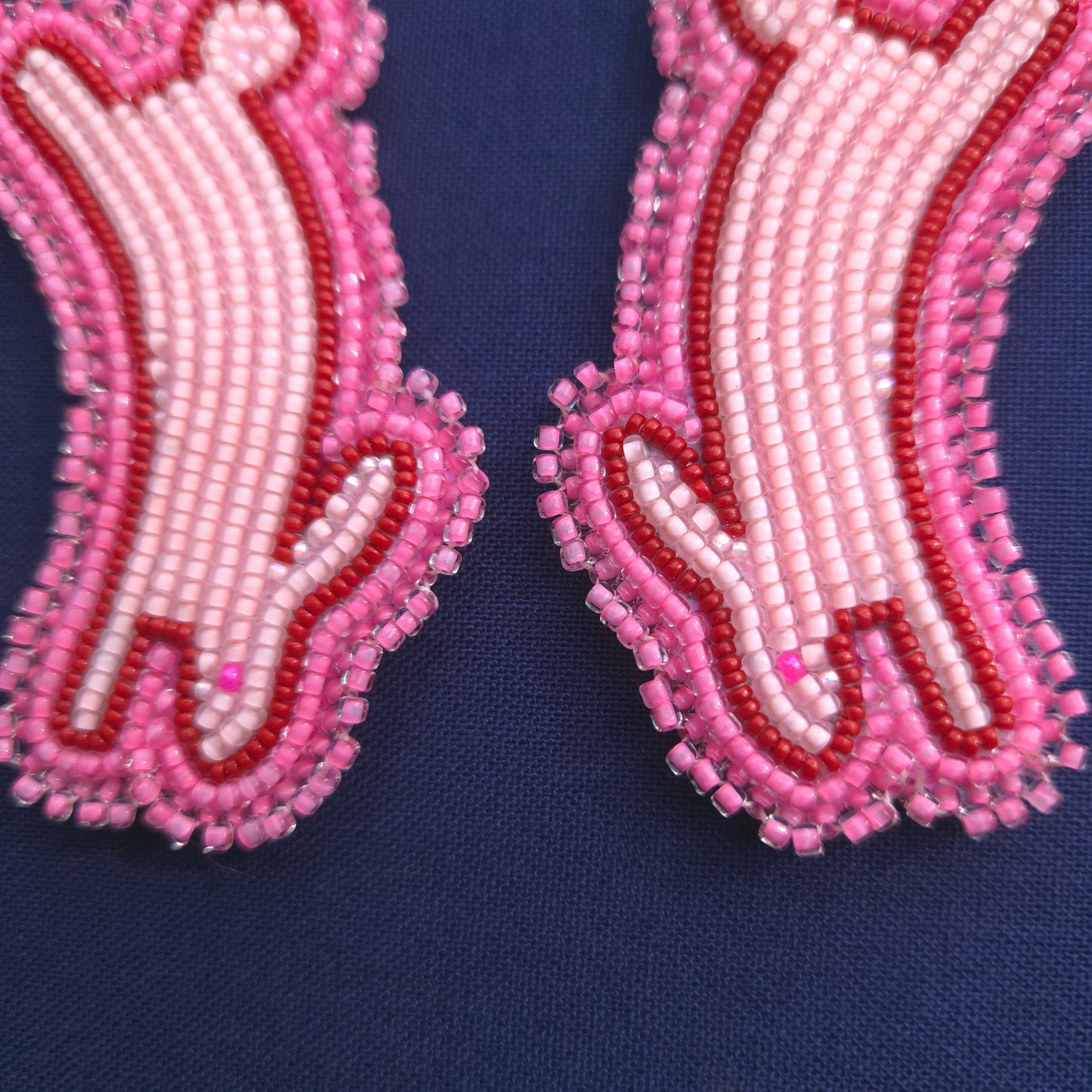 Pink Bunny Hook Earrings