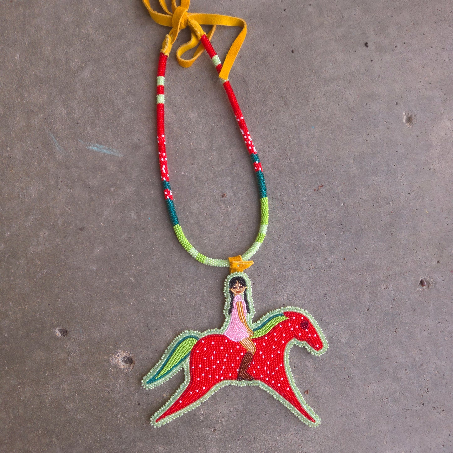 She's a Heartberry Horse Girl Necklace