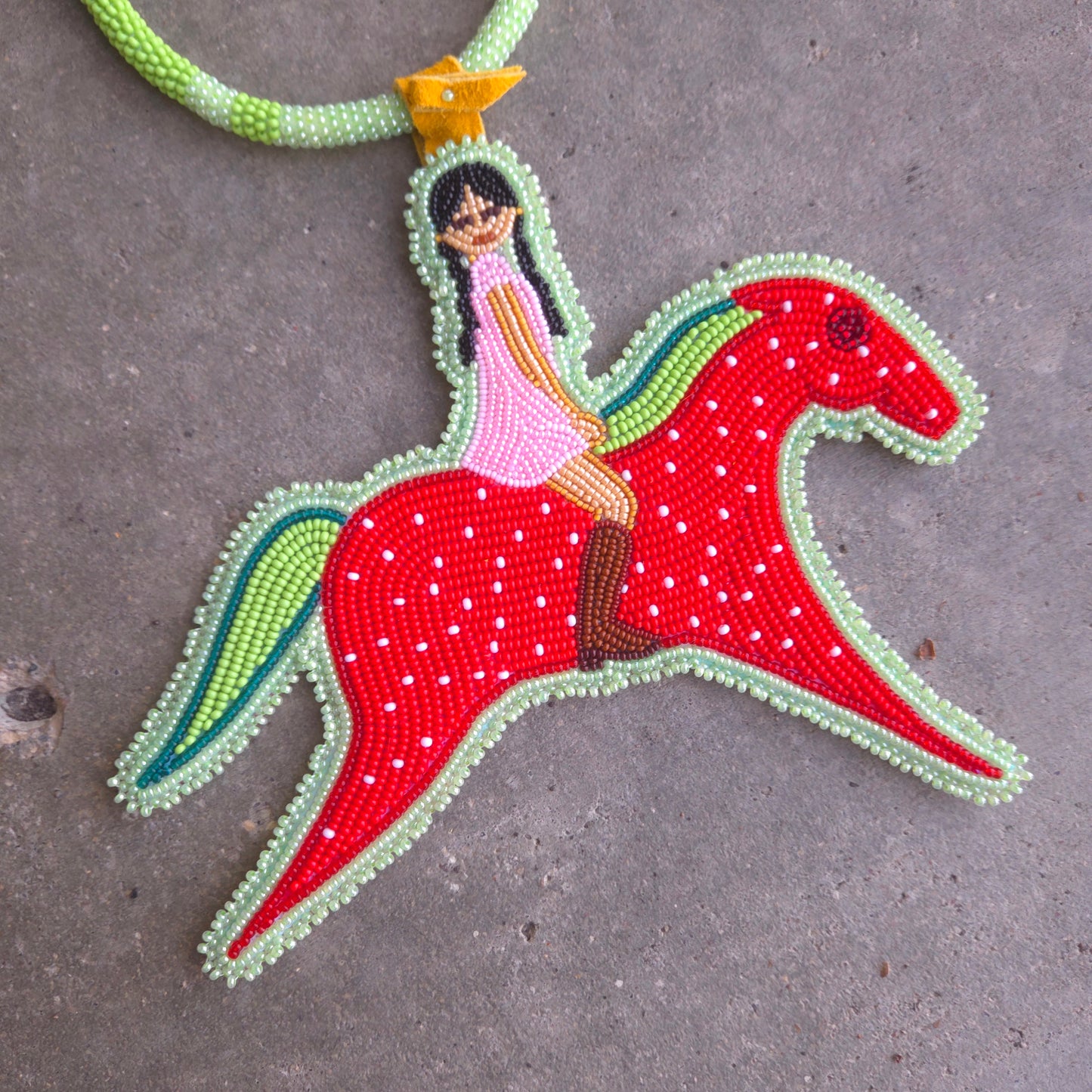 She's a Heartberry Horse Girl Necklace
