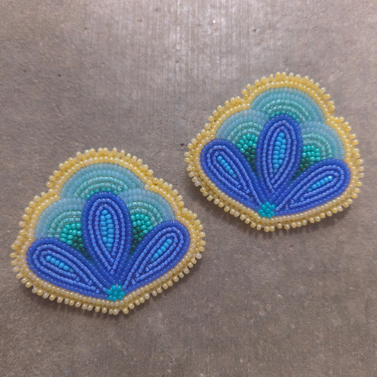 Soft Floral Post Earrings