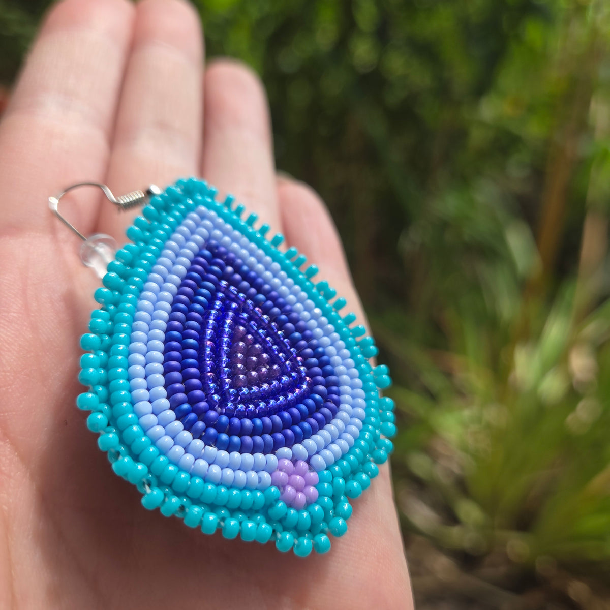 Flower Bud Hook Earrings