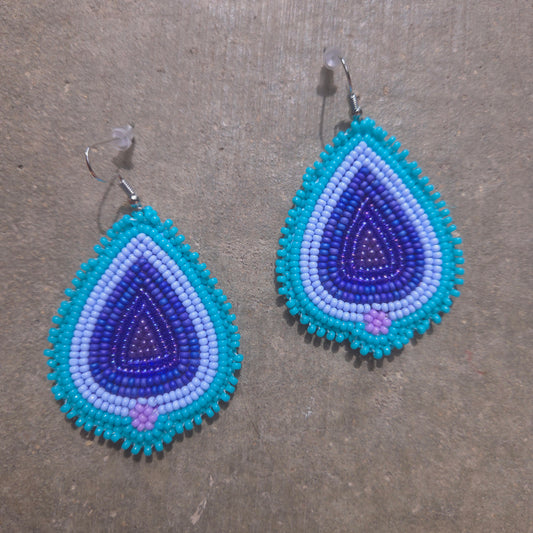 Flower Bud Hook Earrings